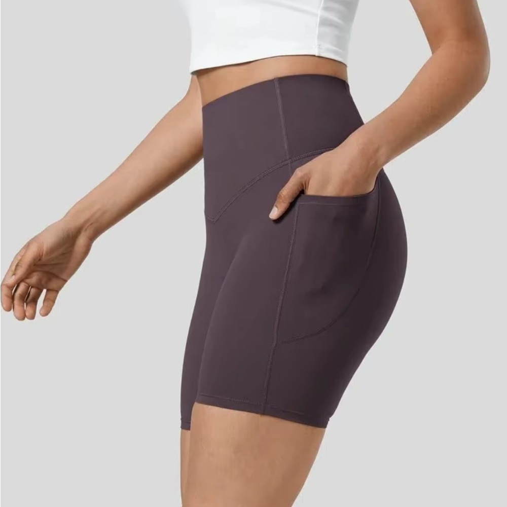 Halara SoCinched High Waisted Tummy Control Shorts